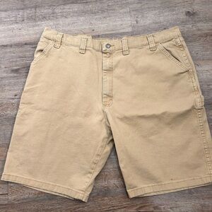 Wrangler Mens Size 44 Khaki Classic Cargp Shorts